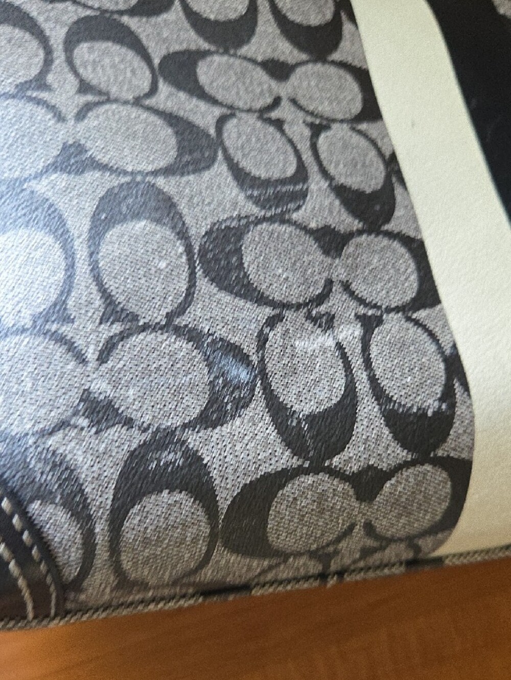 Coach Heritage Chelsea Stripe Tote Bag - Picture 13 of 16